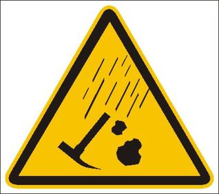 Hrozí pád předmětů